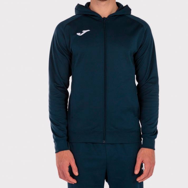 Joma 82P4R4349 الأزرق الداكن سترة مقنعين menfis رجال