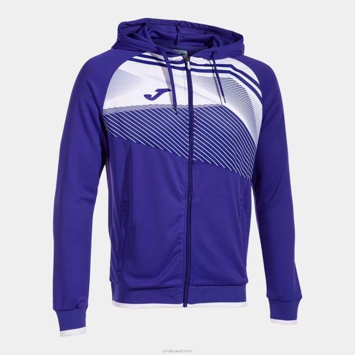 Joma 82P4R4359 أبيض أرجواني سوبر نوفا II سترة مقنعين رجال