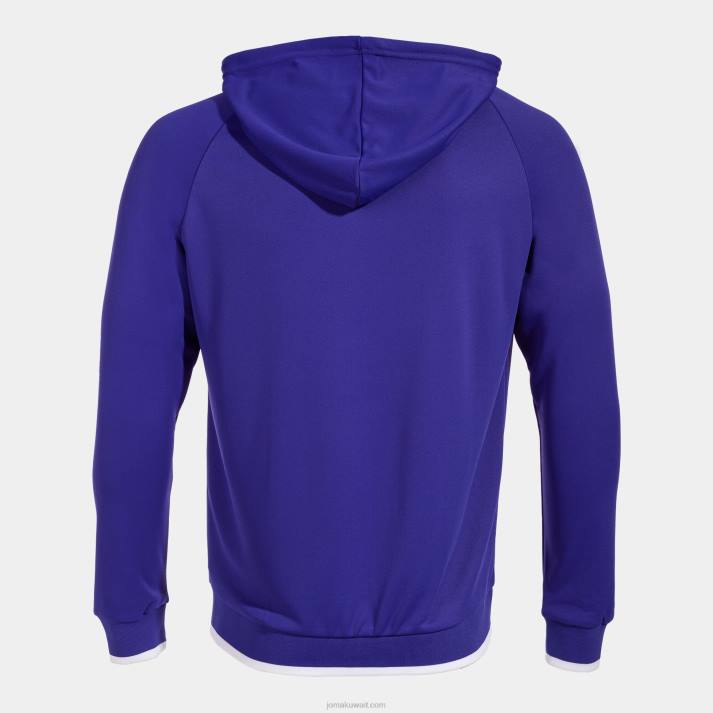 Joma 82P4R4359 أبيض أرجواني سوبر نوفا II سترة مقنعين رجال