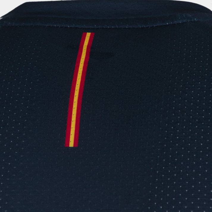 Joma 82P4R435 أحمر قميص قصير الأكمام أوقات الفراغ اللجنة الأولمبية الإسبانية