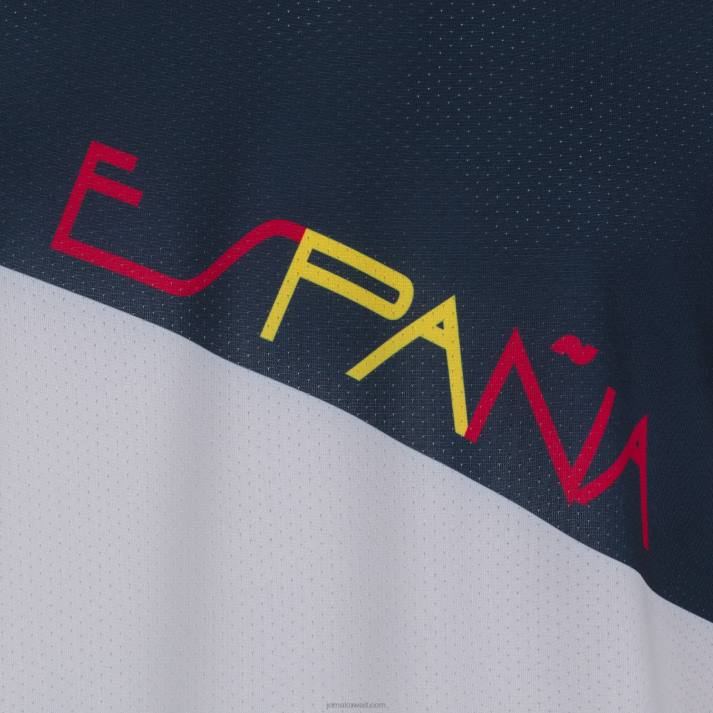 Joma 82P4R435 أحمر قميص قصير الأكمام أوقات الفراغ اللجنة الأولمبية الإسبانية