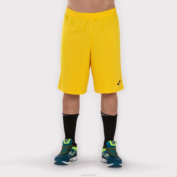 Joma 82P4R4360 أصفر شورت طويل نوبل رجال
