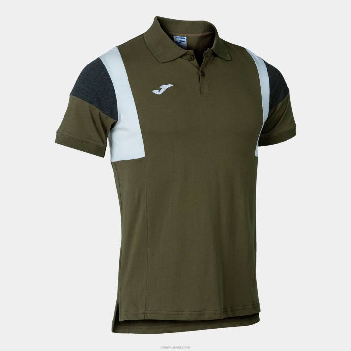 Joma 82P4R4371 الكاكي قميص بولو بأكمام قصيرة كونفورت III رجال