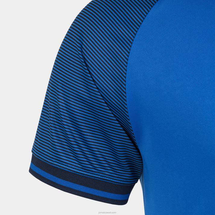 Joma 82P4R4396 الأزرق الملكي الأزرق الداكن قميص بولو قصير الأكمام أساسي الثاني رجال