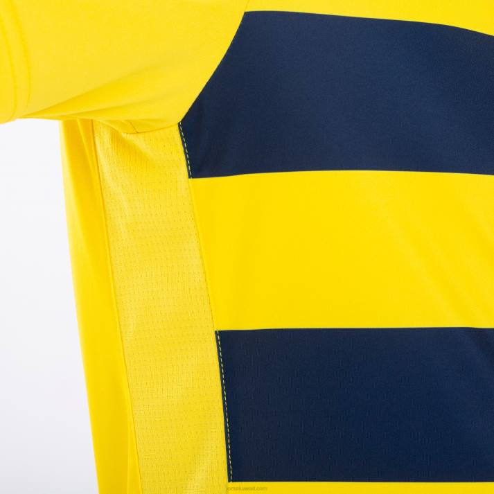 Joma 82P4R4399 أصفر أزرق كحلي قميص بأكمام قصيرة europa iv رجال