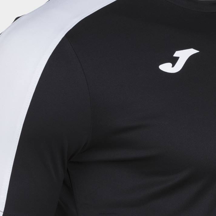 Joma 82P4R4401 أسود أبيض أكاديمية قميص بأكمام قصيرة iii رجال