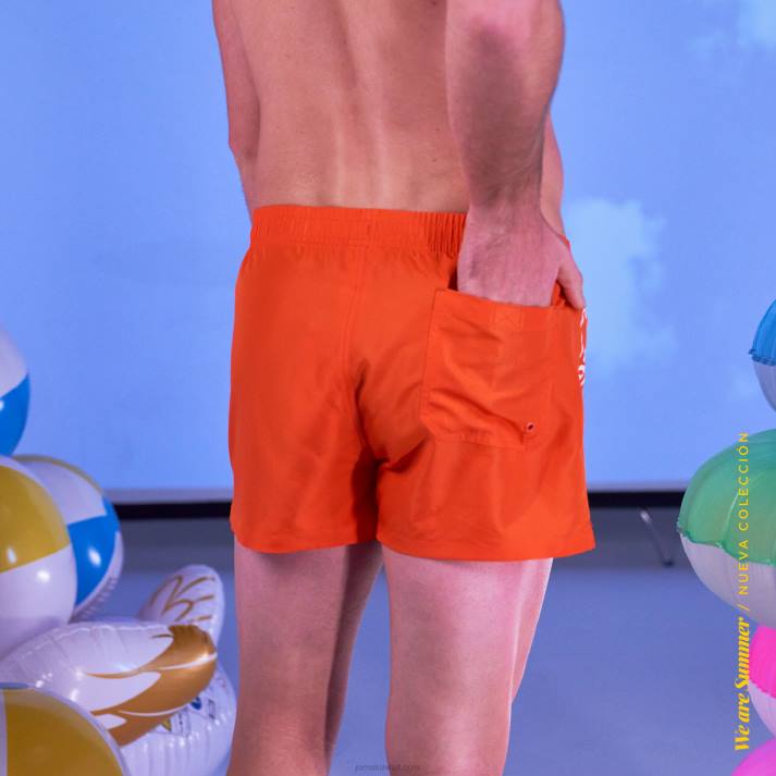 Joma 82P4R4407 البرتقالي طريق جذوع السباحة رجال