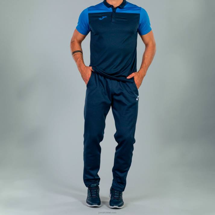 Joma 82P4R4449 الأزرق الداكن الأزرق الملكي قميص بولو بأكمام قصيرة هواية II رجال