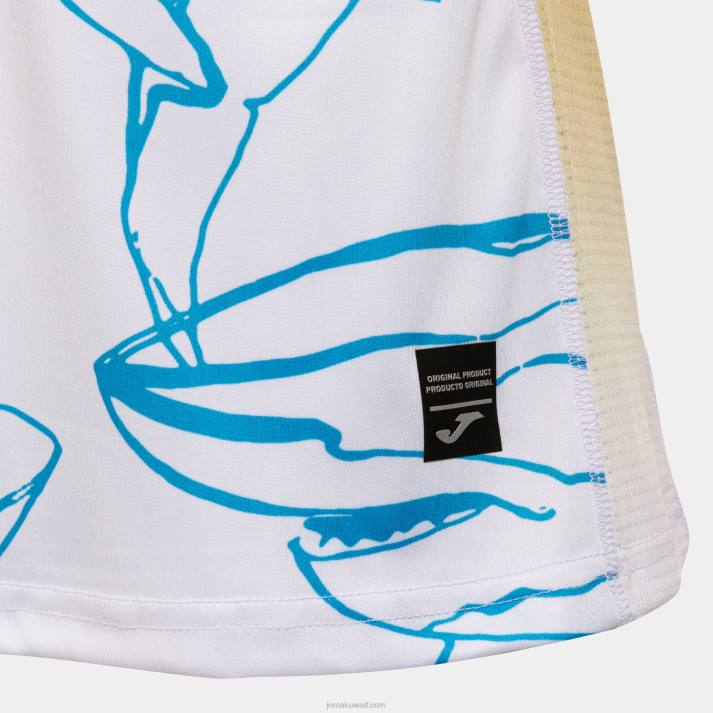 Joma 82P4R4465 ابيض اصفر قميص بأكمام قصيرة زي موحد رييكا 22/23