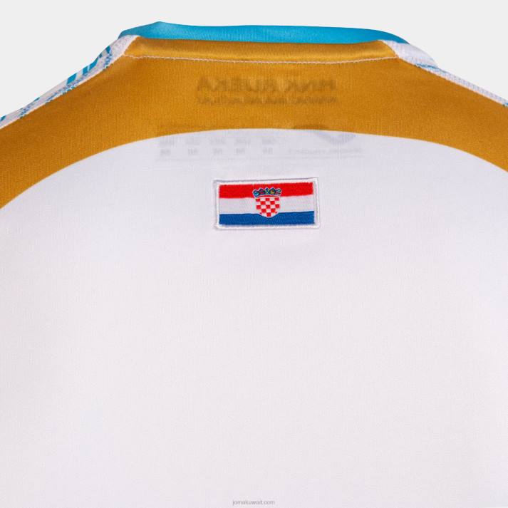 Joma 82P4R4465 ابيض اصفر قميص بأكمام قصيرة زي موحد رييكا 22/23