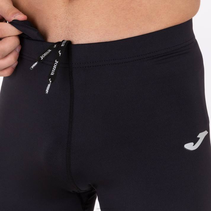 Joma 82P4R4485 أسود سجل لباس ضيق قصير رجال