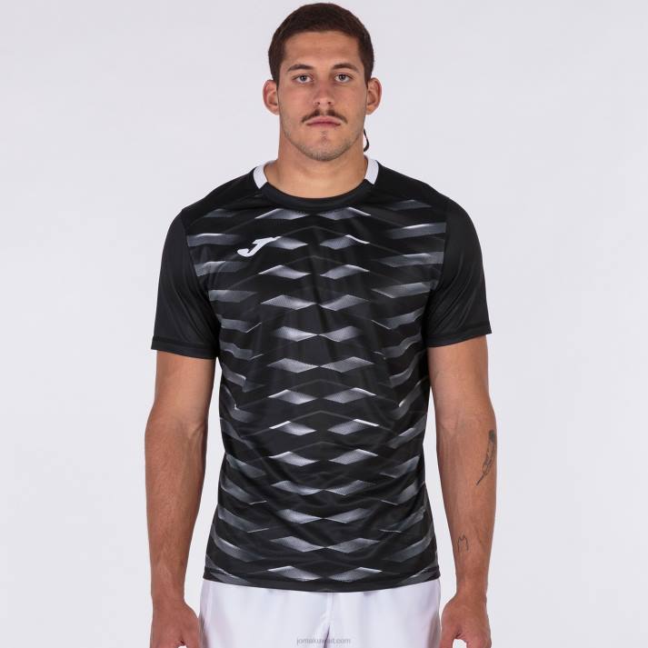 Joma 82P4R4488 أسود قميص بأكمام قصيرة MySkin Academy رجال