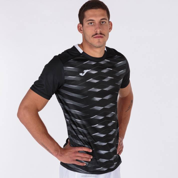 Joma 82P4R4488 أسود قميص بأكمام قصيرة MySkin Academy رجال