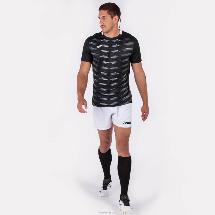 Joma 82P4R4488 أسود قميص بأكمام قصيرة MySkin Academy رجال