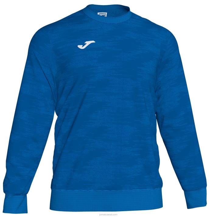 Joma 82P4R4489 الأزرق الملكي جاذبية قميص من النوع الثقيل رجال