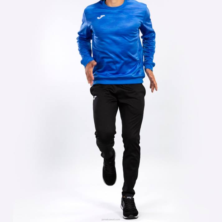 Joma 82P4R4489 الأزرق الملكي جاذبية قميص من النوع الثقيل رجال