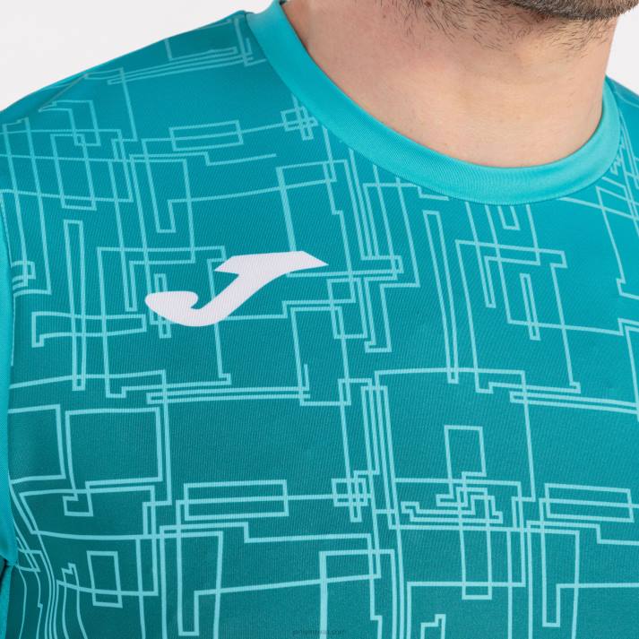 Joma 82P4R449 الفيروز قميص قصير الأكمام النخبة الثامن رجال