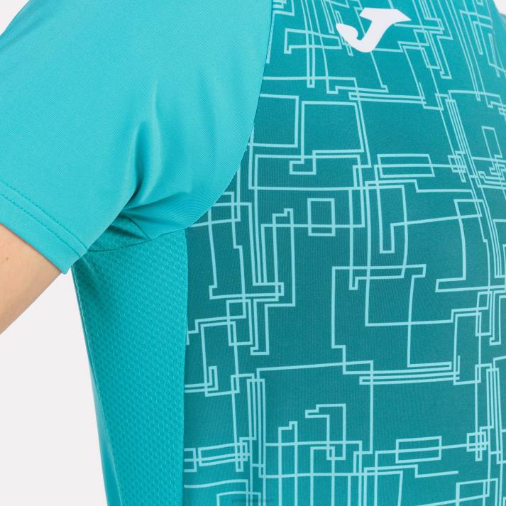 Joma 82P4R449 الفيروز قميص قصير الأكمام النخبة الثامن رجال