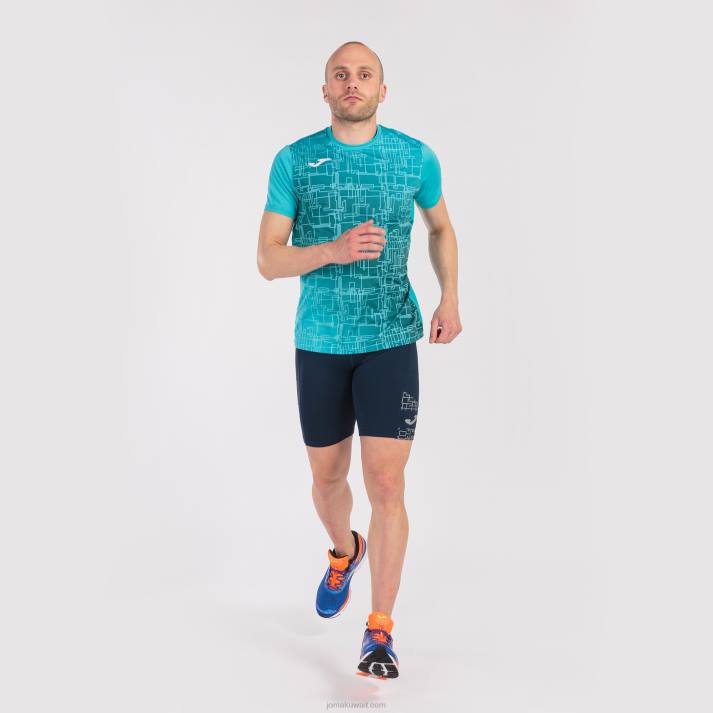 Joma 82P4R449 الفيروز قميص قصير الأكمام النخبة الثامن رجال