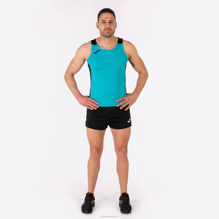 Joma 82P4R4508 الفيروز الأسود أعلى سجل للدبابات الثاني رجال