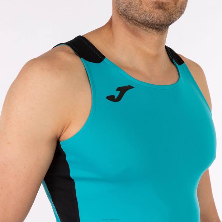 Joma 82P4R4508 الفيروز الأسود أعلى سجل للدبابات الثاني رجال