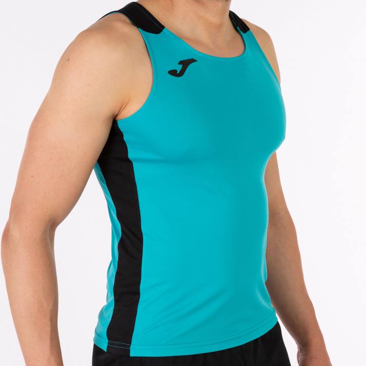 Joma 82P4R4508 الفيروز الأسود أعلى سجل للدبابات الثاني رجال