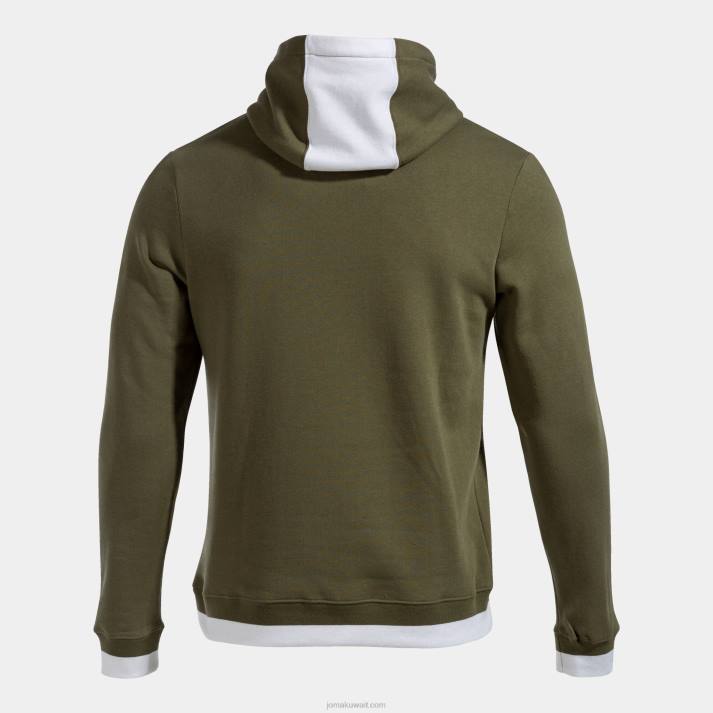 Joma 82P4R4512 الكاكي الأبيض سترة مقنعين مريحة الثاني رجال