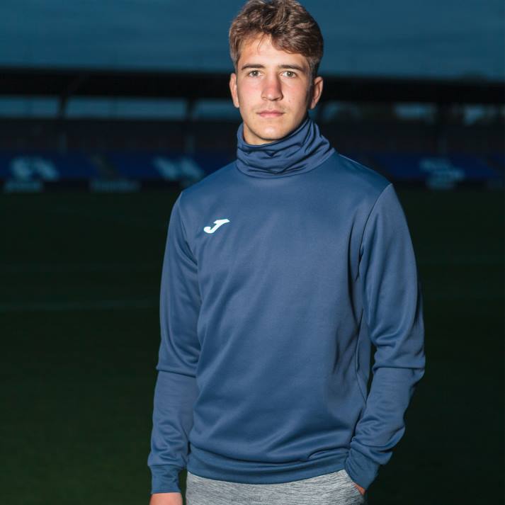 Joma 82P4R4518 الأزرق الداكن قميص من النوع الثقيل سينا رجال