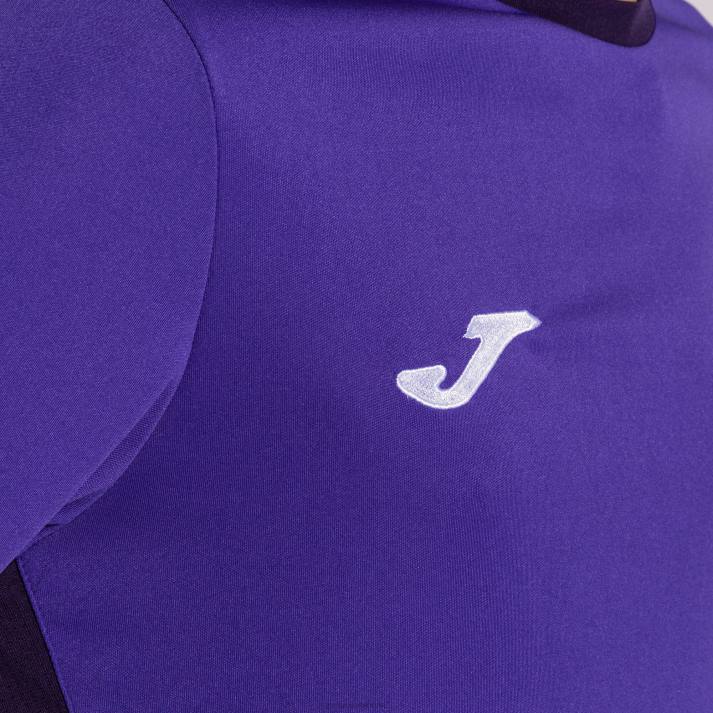 Joma 82P4R4538 أرجواني قميص قصير الأكمام الفائز الثاني رجال