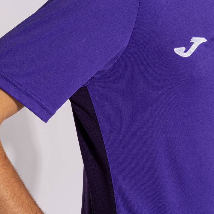 Joma 82P4R4538 أرجواني قميص قصير الأكمام الفائز الثاني رجال