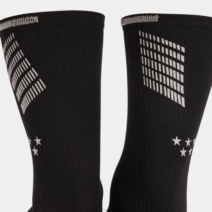 Joma 82P4R454 أسود نصف ماراثون الجوارب مدريد