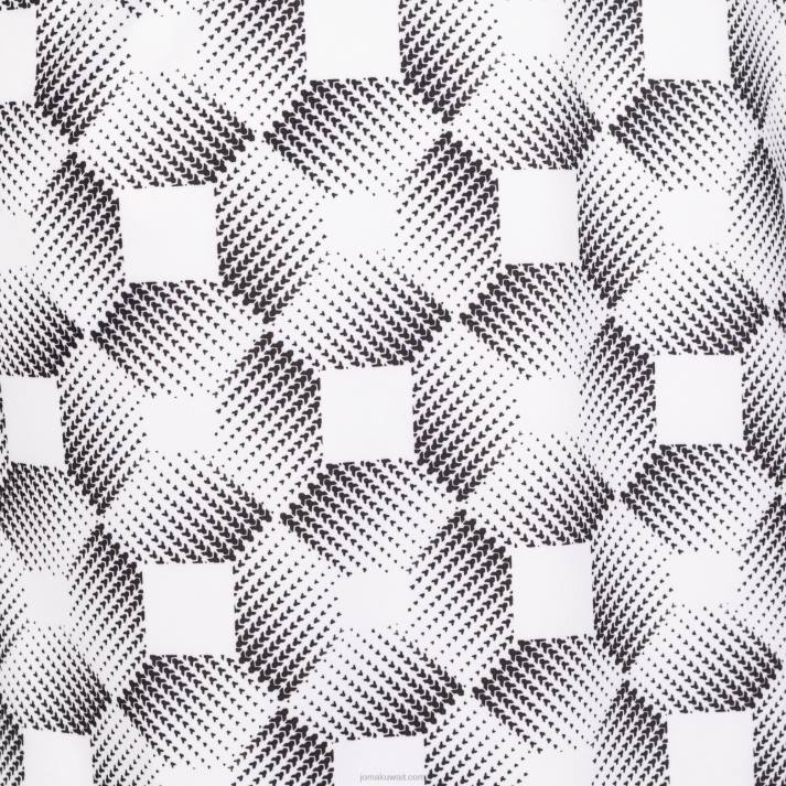 Joma 82P4R4556 أسود أبيض قميص بأكمام قصيرة سوبر نوفا iii رجال