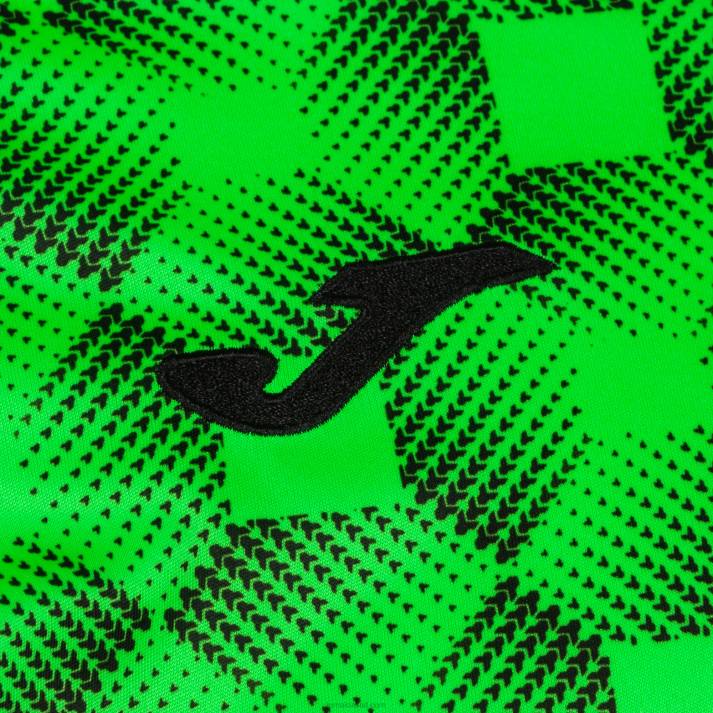 Joma 82P4R4561 أسود أخضر نيون قميص بأكمام قصيرة سوبر نوفا iii رجال