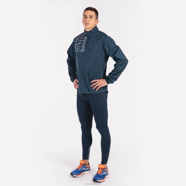 Joma 82P4R456 الأزرق الداكن قميص من النوع الثقيل النخبة الثامن رجال