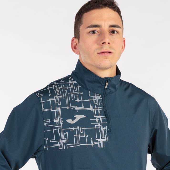 Joma 82P4R456 الأزرق الداكن قميص من النوع الثقيل النخبة الثامن رجال