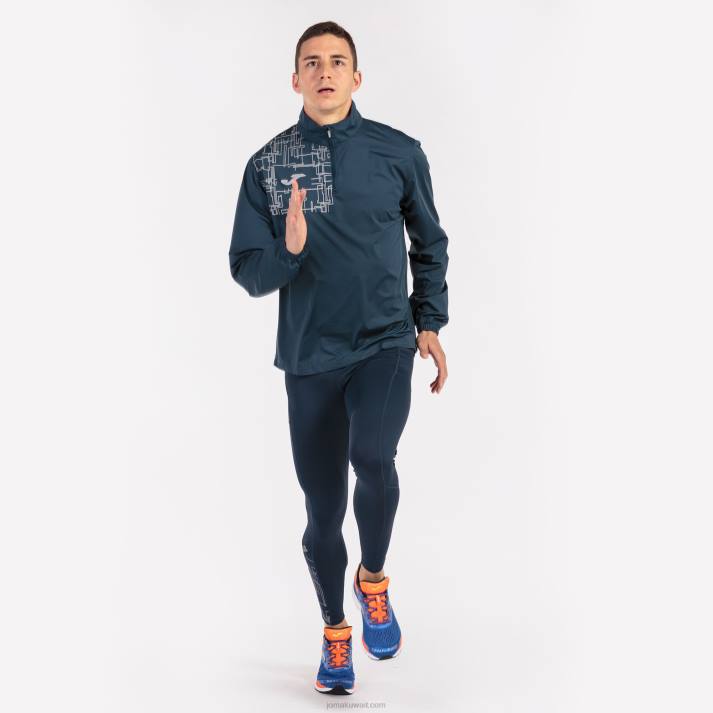 Joma 82P4R456 الأزرق الداكن قميص من النوع الثقيل النخبة الثامن رجال