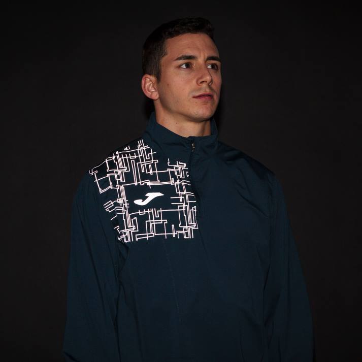 Joma 82P4R456 الأزرق الداكن قميص من النوع الثقيل النخبة الثامن رجال