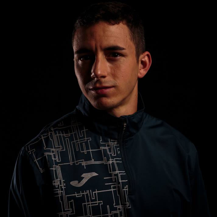 Joma 82P4R456 الأزرق الداكن قميص من النوع الثقيل النخبة الثامن رجال