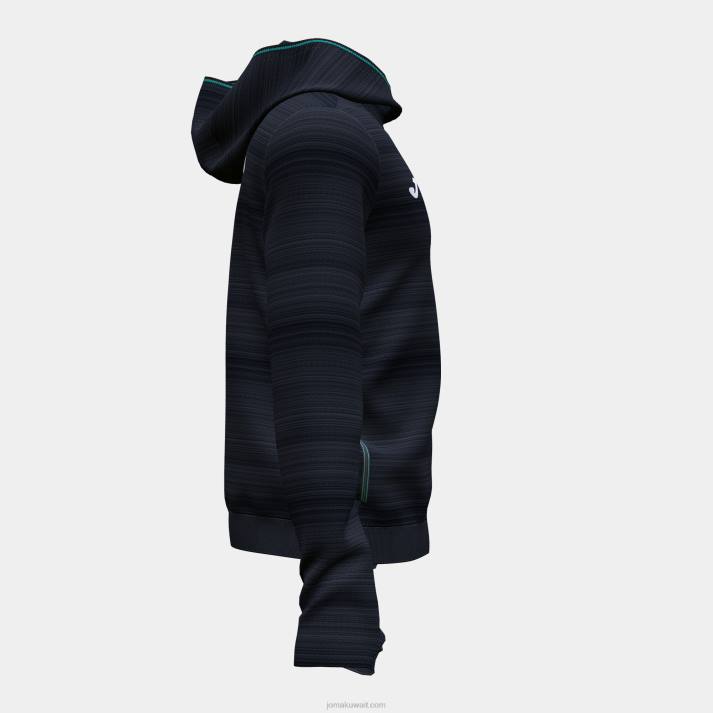 Joma 82P4R4582 أسود تدريب سترة مقنعين سوانسي 22/23