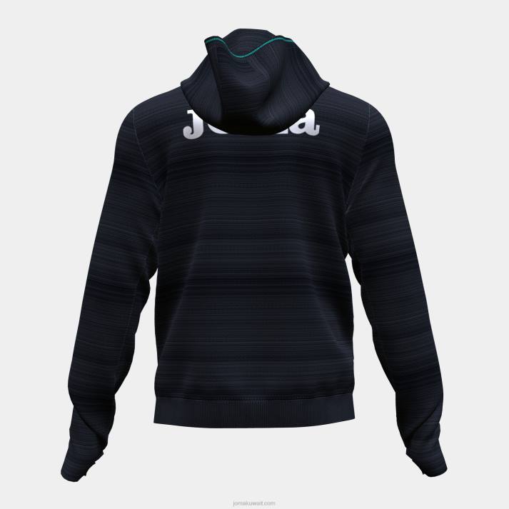 Joma 82P4R4582 أسود تدريب سترة مقنعين سوانسي 22/23