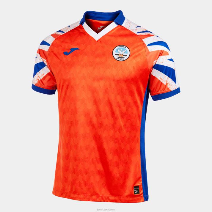 Joma 82P4R4583 البرتقالي قميص كم قصير 2 زي سوانسي 22/23