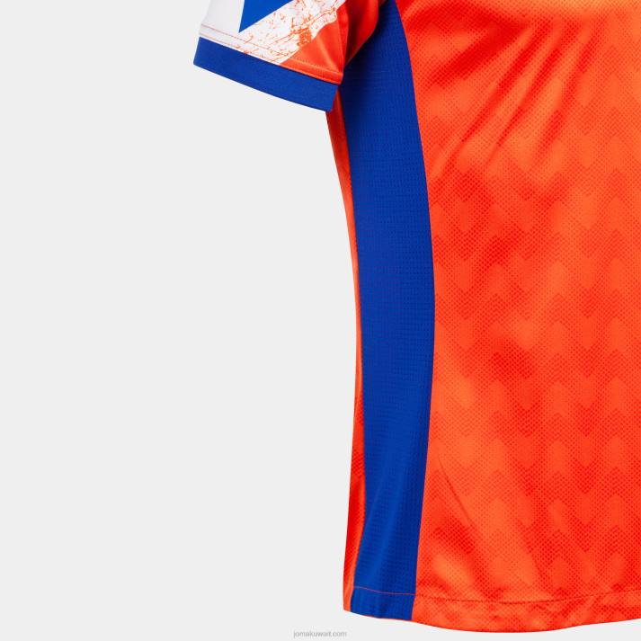 Joma 82P4R4583 البرتقالي قميص كم قصير 2 زي سوانسي 22/23