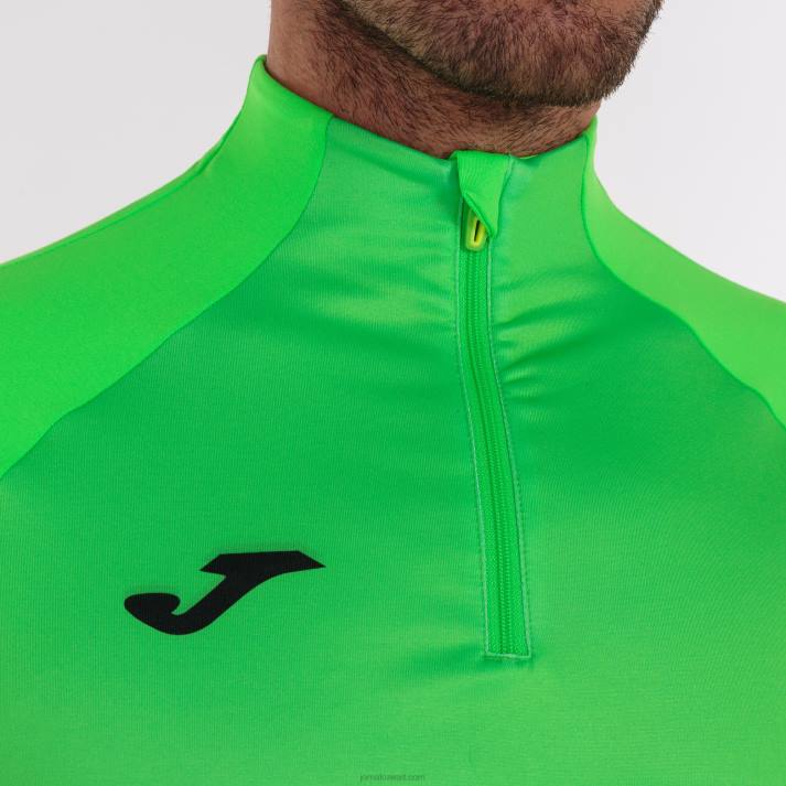 Joma 82P4R4589 الفلورسنت الأخضر الأبيض قميص من النوع الثقيل النخبة السابع رجال