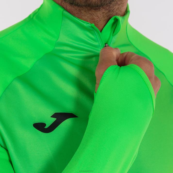 Joma 82P4R4589 الفلورسنت الأخضر الأبيض قميص من النوع الثقيل النخبة السابع رجال