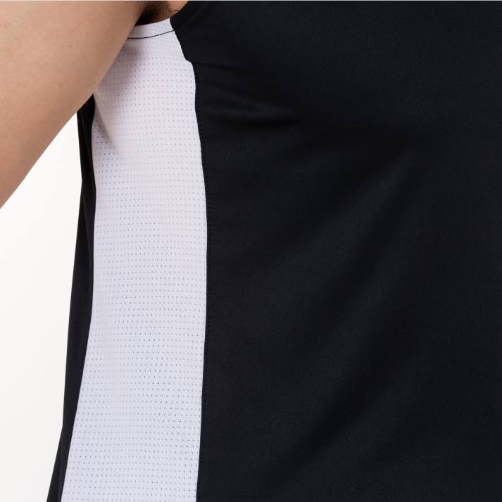 Joma 82P4R4593 أسود أبيض تي شيرت بلا أكمام كانشا ​​الثالث رجال