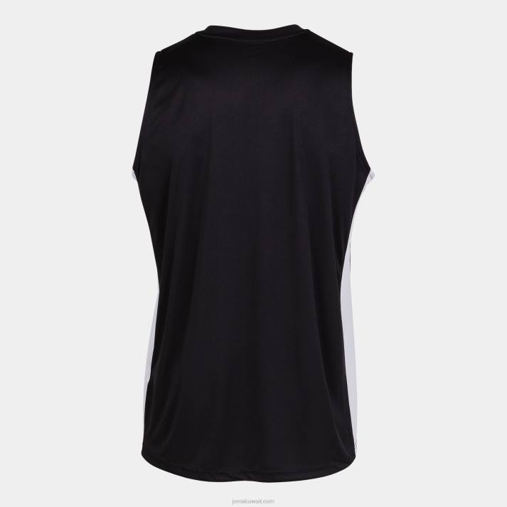 Joma 82P4R4593 أسود أبيض تي شيرت بلا أكمام كانشا ​​الثالث رجال