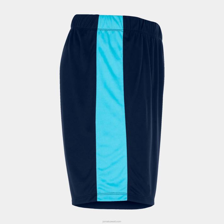 Joma 82P4R4596 الأزرق الداكن الفيروز الفلوريسنت شورت ماكسي رجال