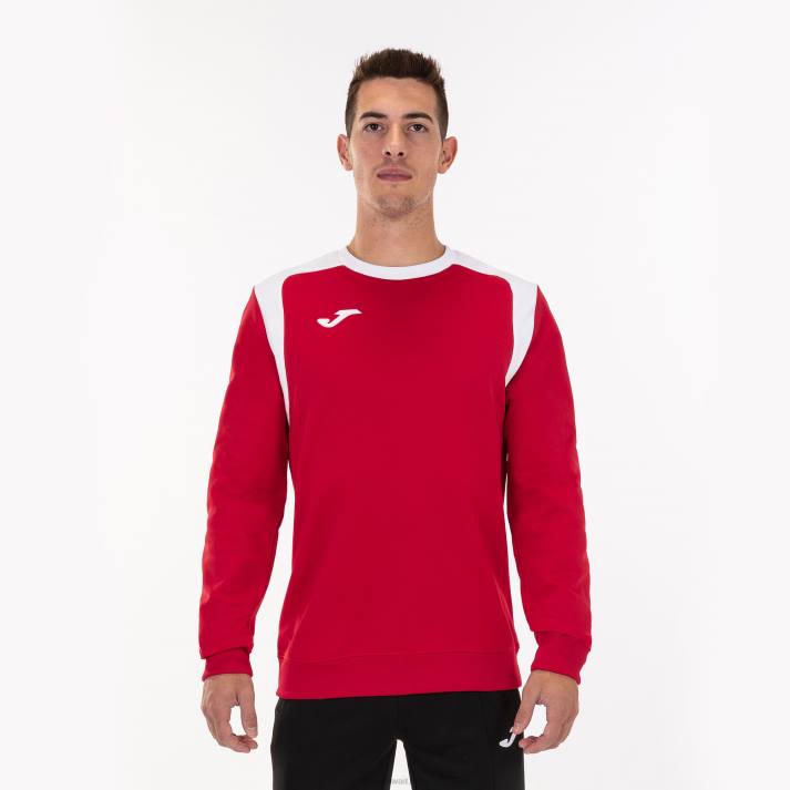 Joma 82P4R4614 احمر ابيض بطولة قميص من النوع الثقيل v رجال