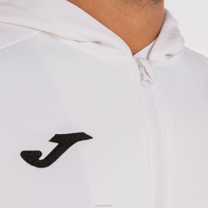 Joma 82P4R4615 أبيض سترة مقنعين menfis رجال