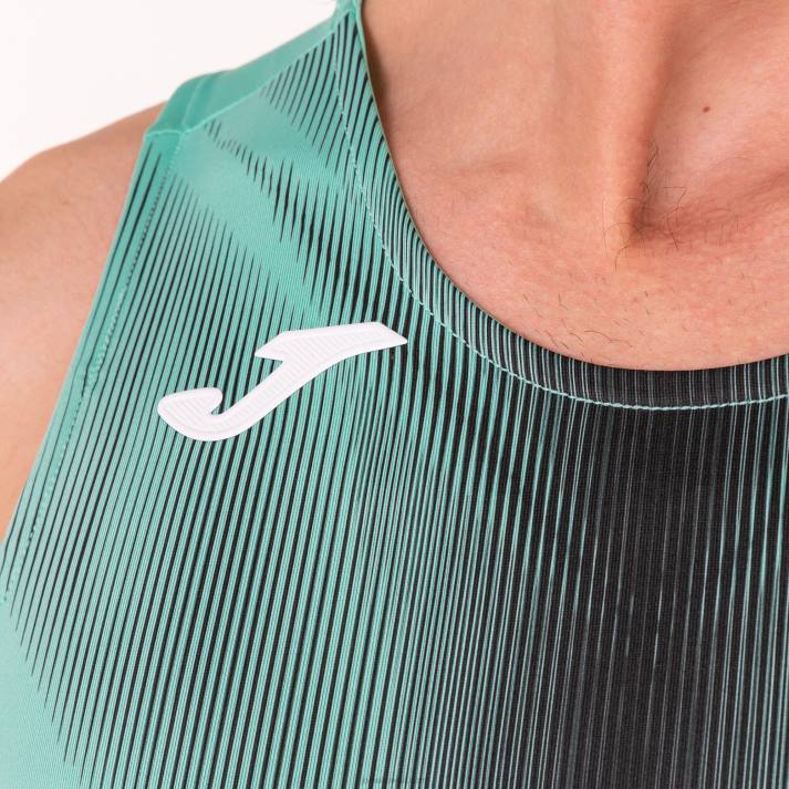 Joma 82P4R4617 أخضر أسود بلا أكمام تي شيرت أوليمبيا رجال